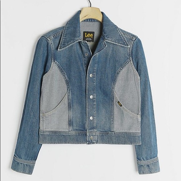 NWT Lee vintage modern two-toned denim jacket - Picture 3 of 5